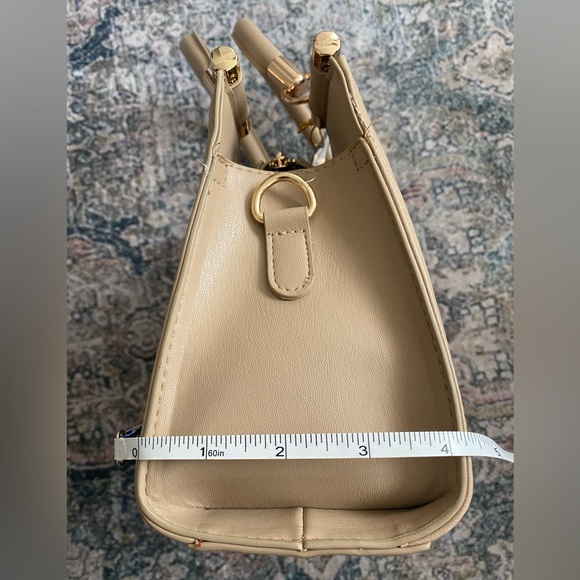 Bebe Rowan SM Top Handle Crossbody - Beige - Picture 13 of 13